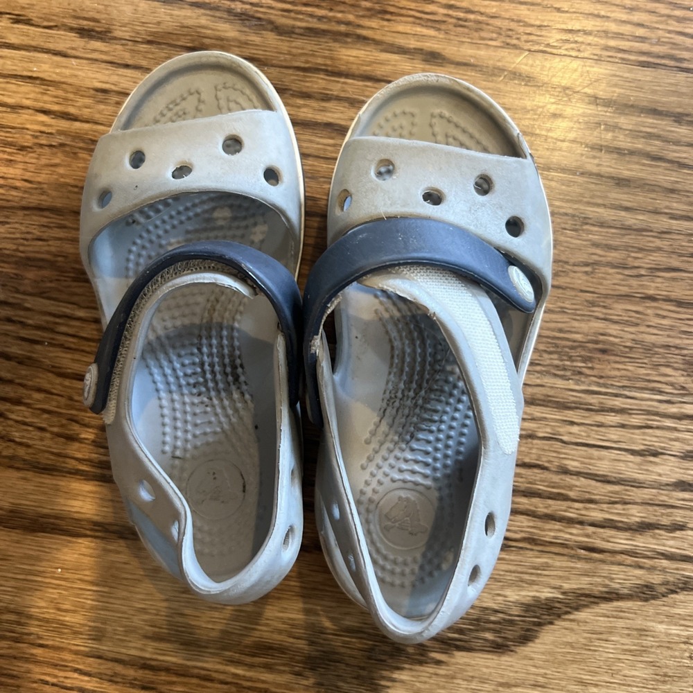Crocs Girls/Boys Crocband Moulded Croslite Strap Fastening Sandal C9 Toddler